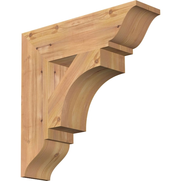 Ekena Millwork Westlake Traditional Smooth Bracket, Western Red Cedar, 5 1/2"W x 22"D x 22"H BKT06X22X22WTL01SWR - main